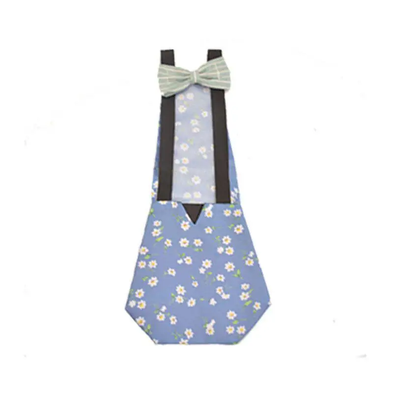 Goose dung pocket New Year's diaper going out New apron butt breathable diaper bib pocket pet supplies