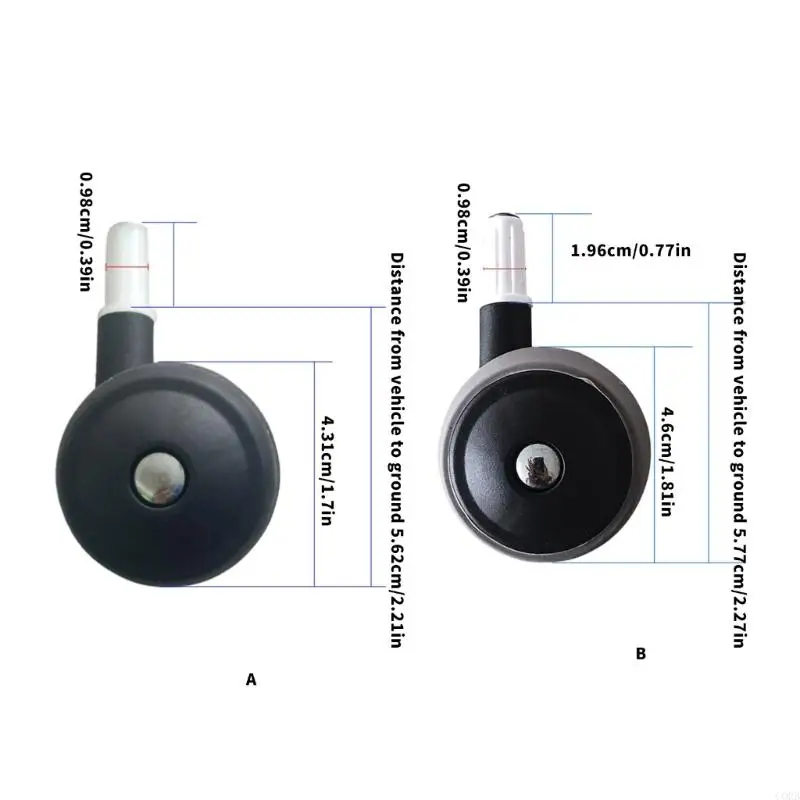 CORB 4pcs Multiple Directional Caster for Infant Walkers Enabling 360 Degree Turn Enhancing Exploration Capability