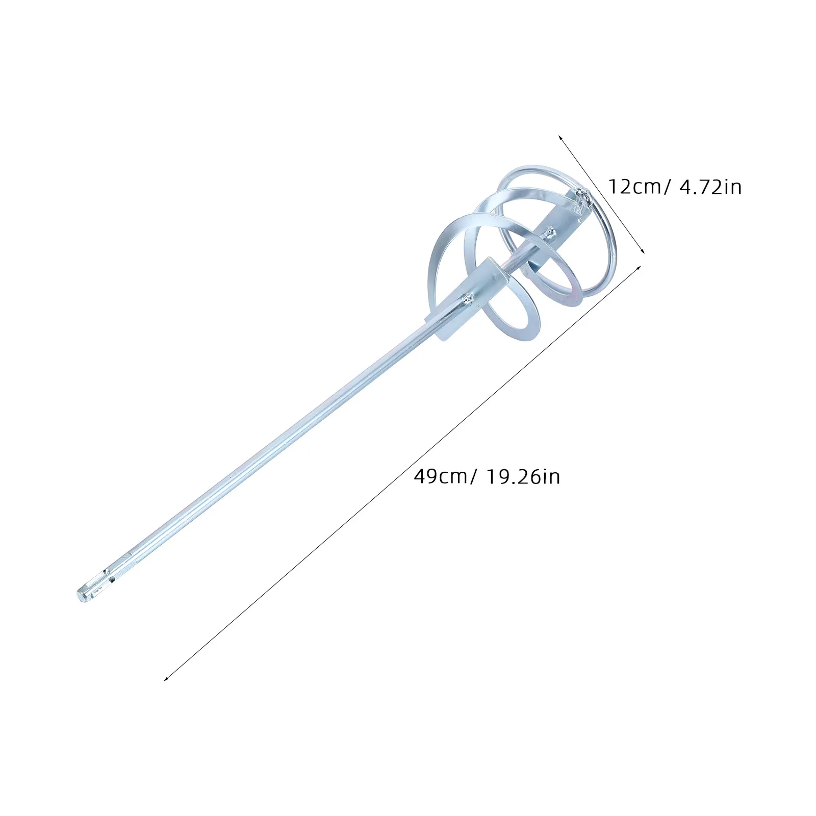 Paint Mixer Drill Bit Attachment Heavy Duty Cement Mixing Rod for Concrete Mortar Plaster Drywall Mud Stirring Tool Electric