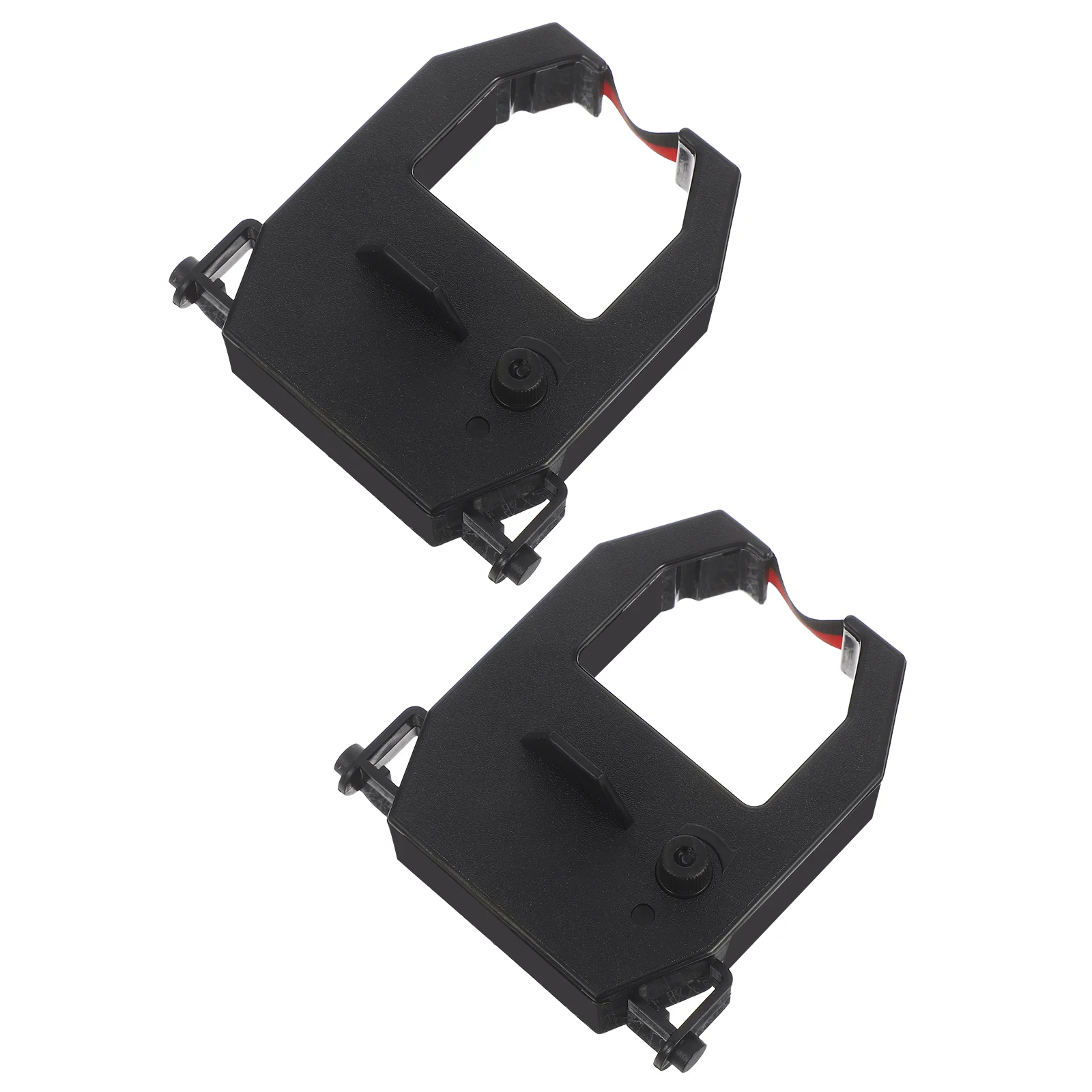2Pcs Time Clock Ribbon Replacement Clear Prints Attendance Machine Compatible Multiple Brands Quick Installation