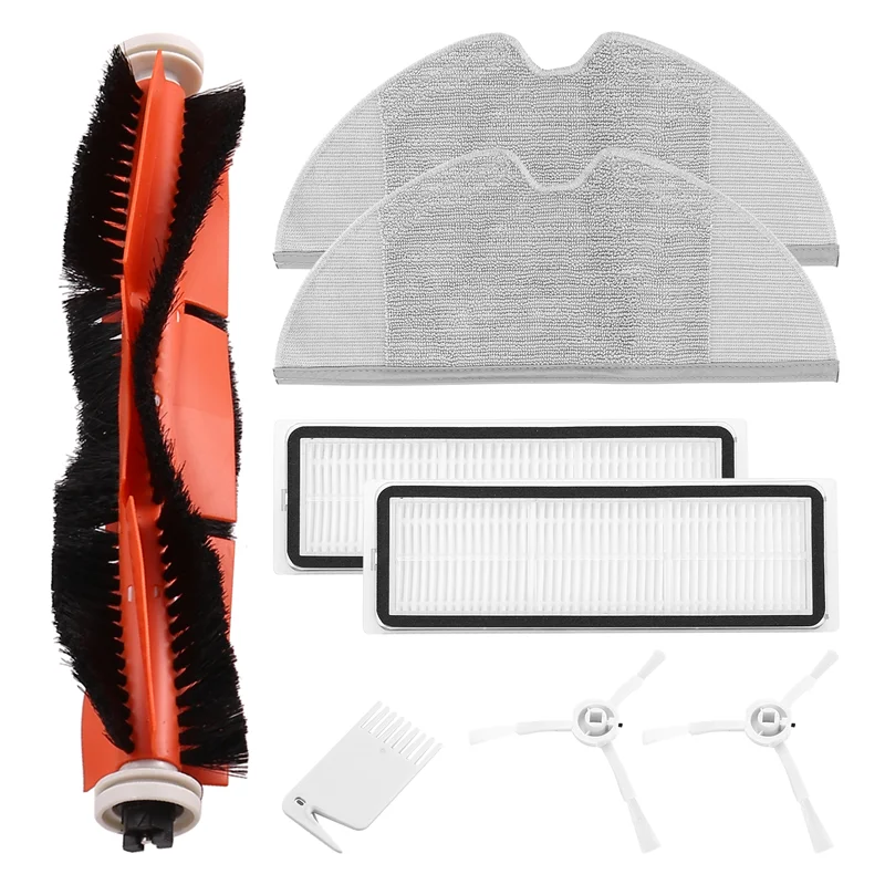 AEB1-8PCS Hepa Filter Hoofdborstel Mop Doek Vervanging Kits Voor Xiaomi Mijia 1C 2C/STYTJ01ZHM Robot Stofzuiger onderdelen