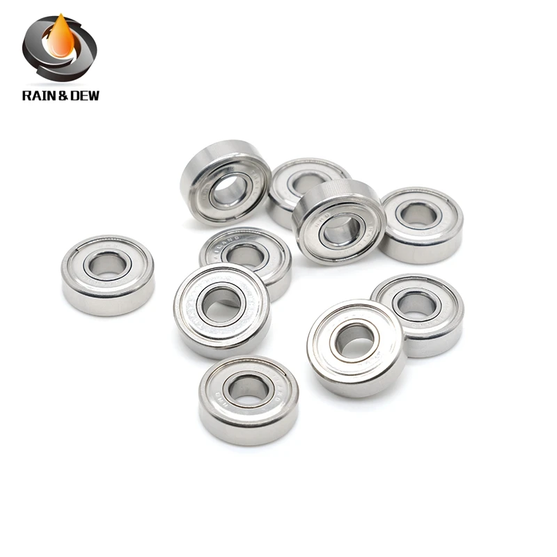 

10Pcs High Quality S607ZZ 7x19x6mm Stainless Steel Ball Bearing