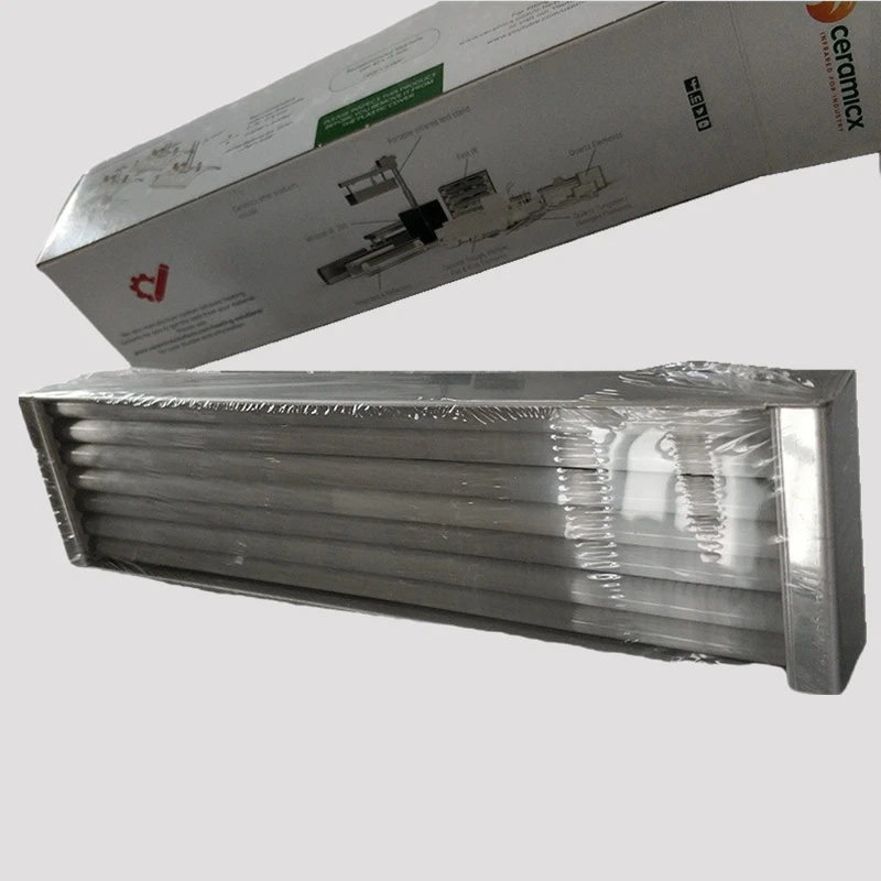 Infrared quartz radiator PFQE-1000W-230V MKA ceramic heater element Infrared quartz heater electric heating plate - view 4