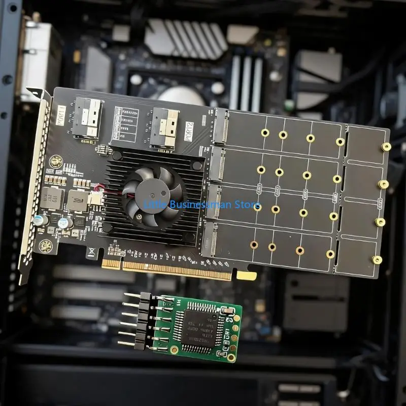 PLX8749 Internal Desktop PCIe Card with Separate Module, Desktop Use M76A