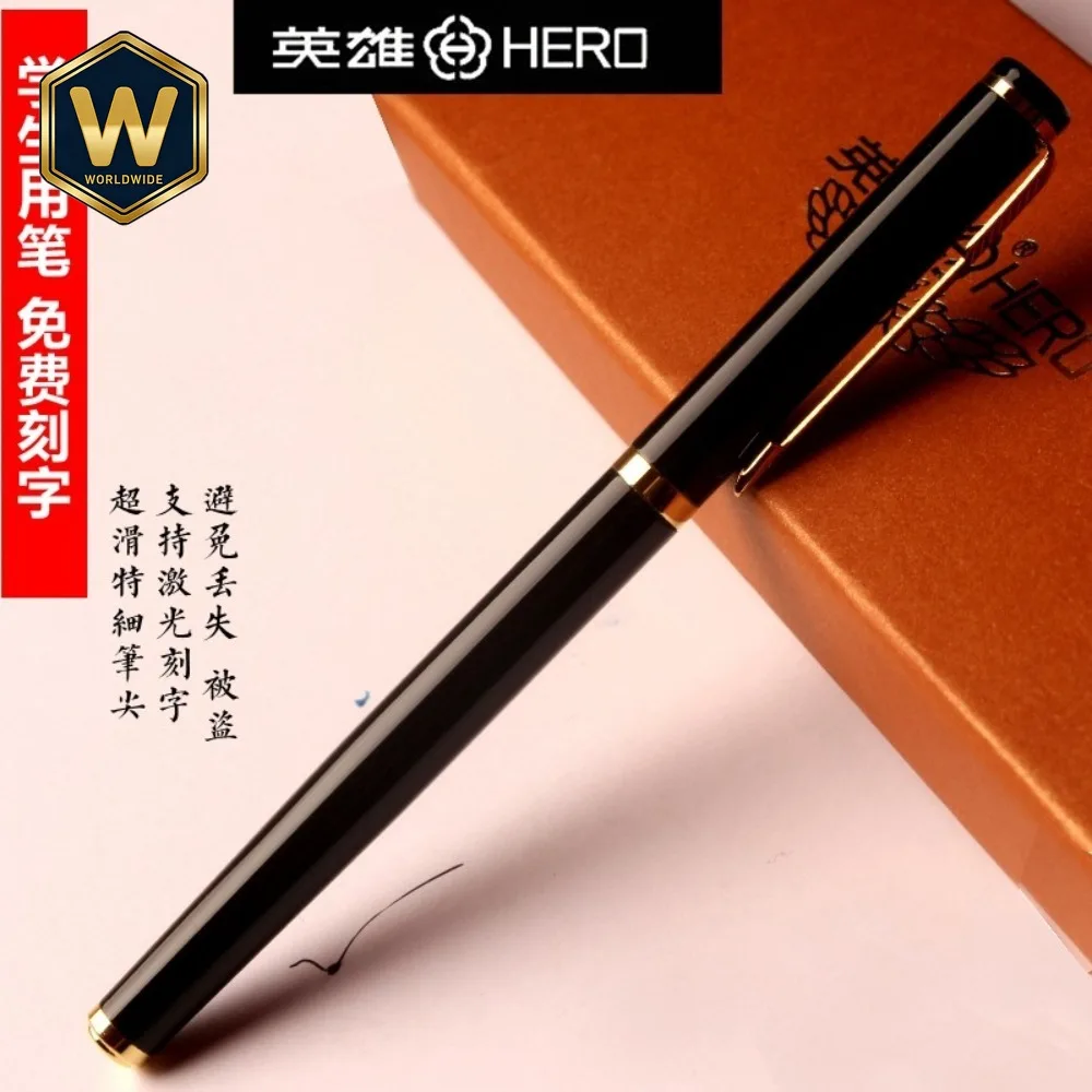 For Hero Extra Fine Fountain Pen Authentic Writing Pen Replaceable Ink Sac