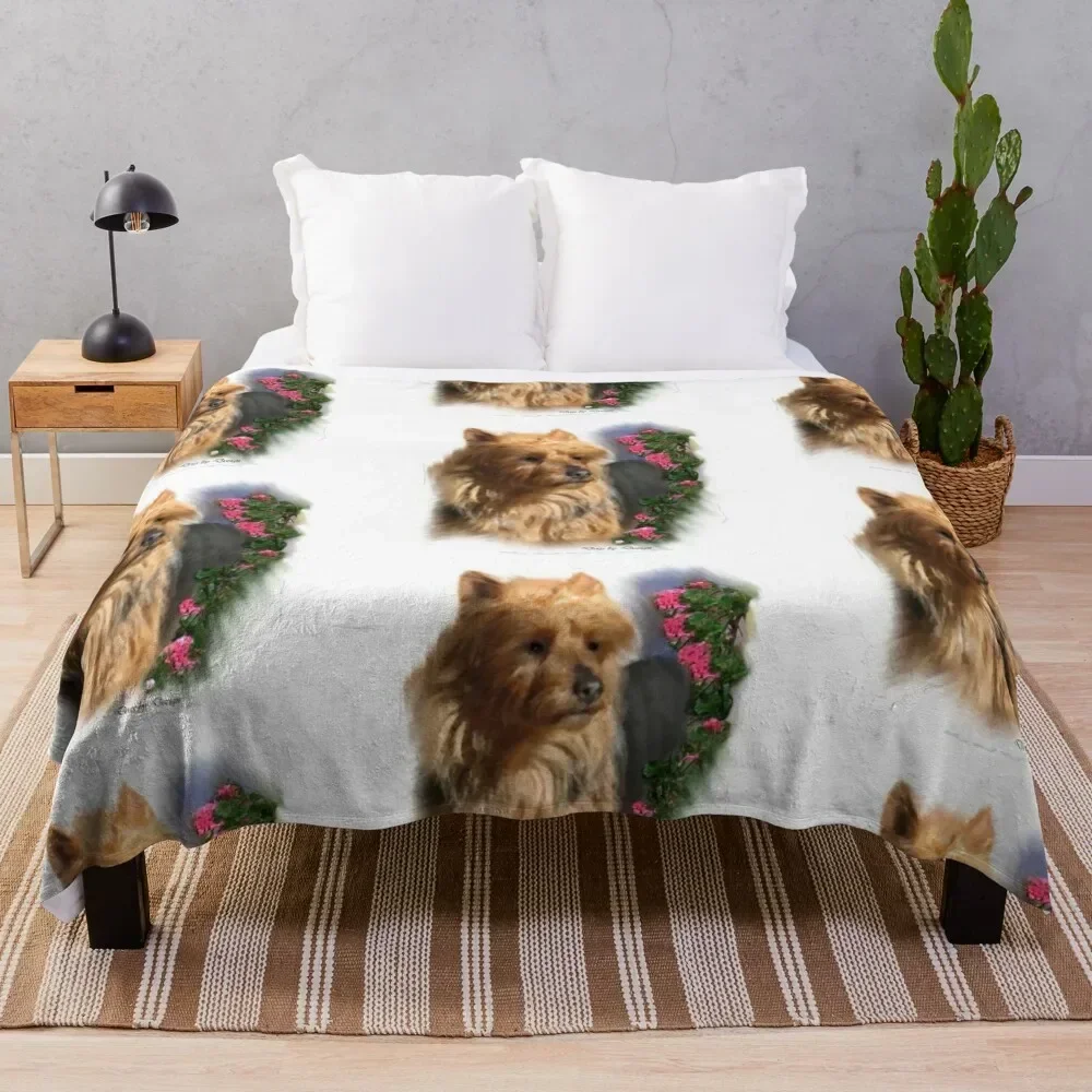 

Australian Terrier Dog Lovers Art Gifts Throw Blanket Stylish Couch Blanket for Home Living Room