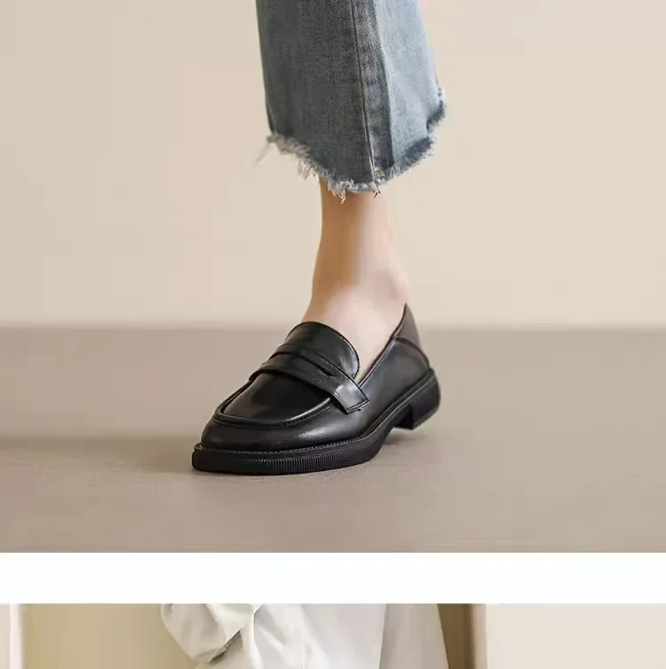 Damen-Loafer mit weicher Sohle - Bequeme Slip-On Flats, geeignet für Pendeln und Freizeitkleidung, minimalistisches Design, Mutter-Schuhe – Detail 13