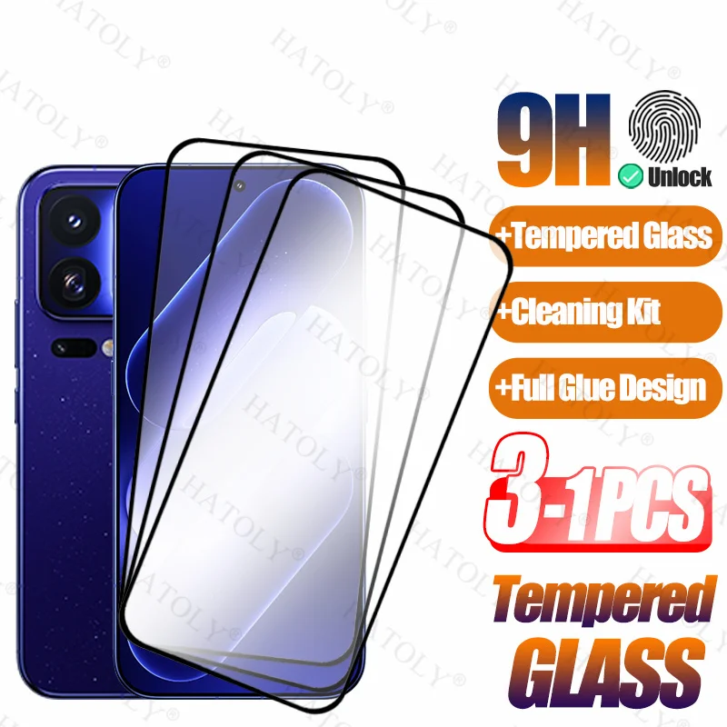 3/2/1PCS Vidro Temperado Para Xiaomi 18 Pro Max Protetor De Tela Xiaomi 18 Pro Max Cobertura Total Com Cola Vidro Para Telefone Xiaomi 18 Pro Max