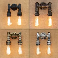 Retro Vintage American Industrial Wall Lamp Restaurant Bar Coffee Shop Cafe Corridor Lamp Bedroom Bedside Wall Lighting Fixture