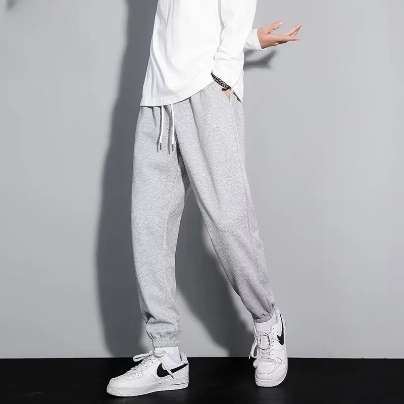 

2023 Spring Autumn Men New Fashion Casual Straight Pants Male Streetwear Baggy Sweatpants Men Jogger Trousers Pantalones H205