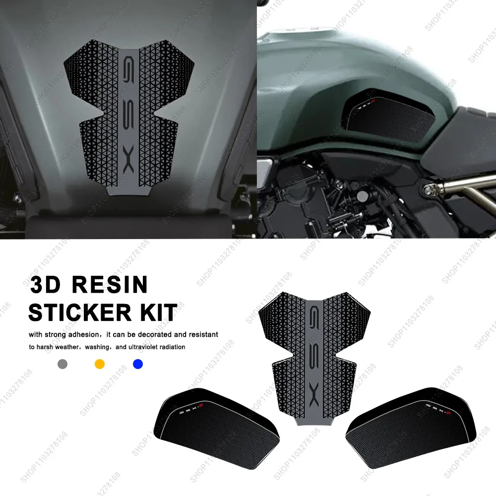

3D наклейка из смолы, аксессуары для мотоциклов, накладка на топливный бак, защитная наклейка, водонепроницаемая защита от царапин для Suzuki GSX-8T GSX-8TT 2026