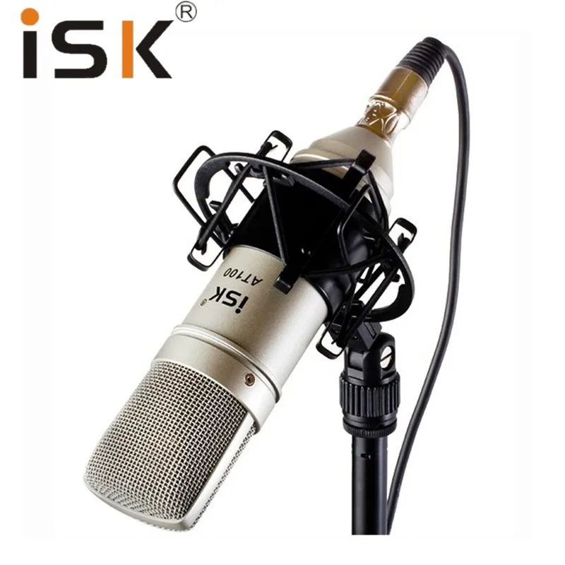 ISK AT100 プロフェッショナルカーディオイドコンデンサーマイク、純