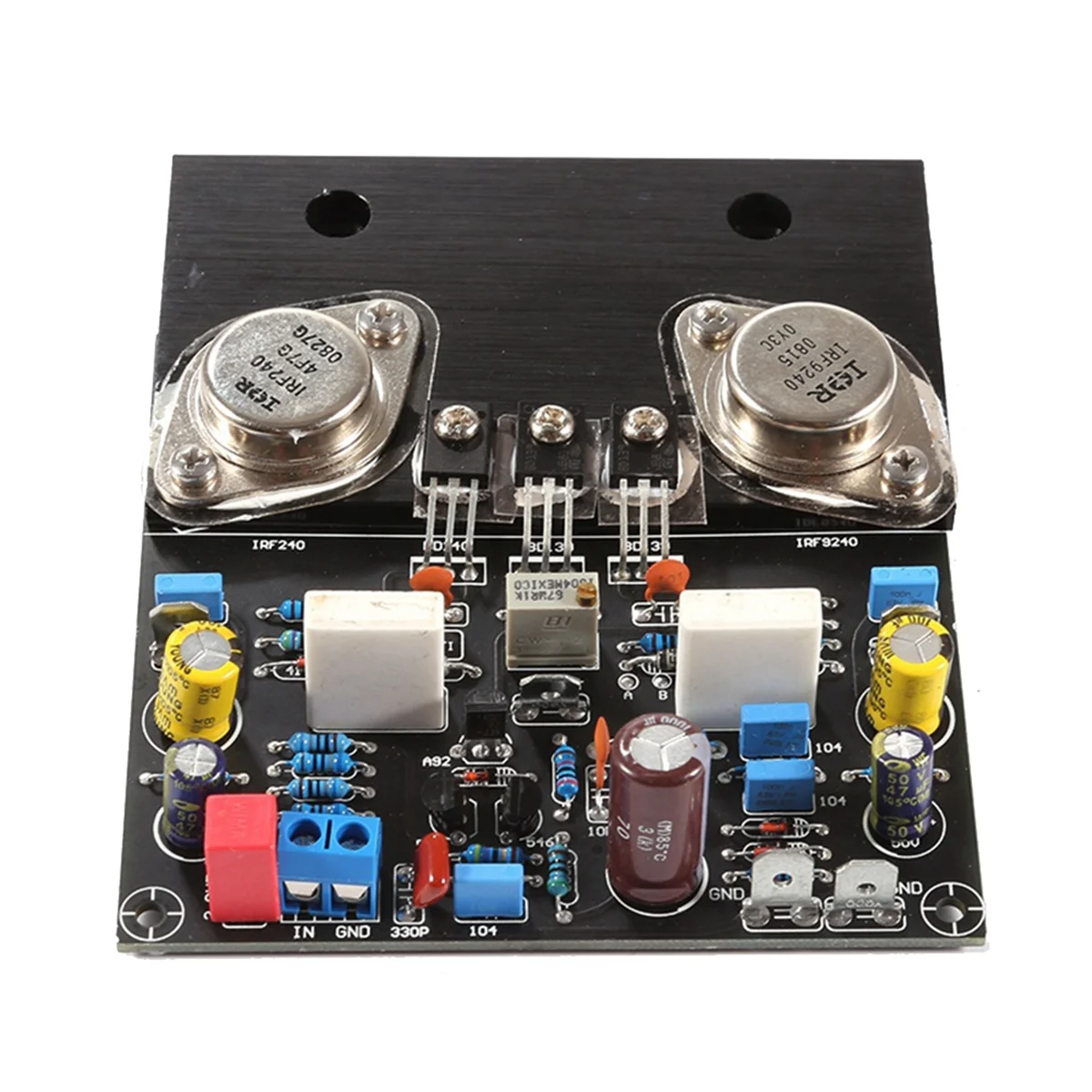 T06C-Power Amplifier Audio Board Module Gold Sealed IRF240 IRF9240 K20 Class A Subwoofer Amplifier Module