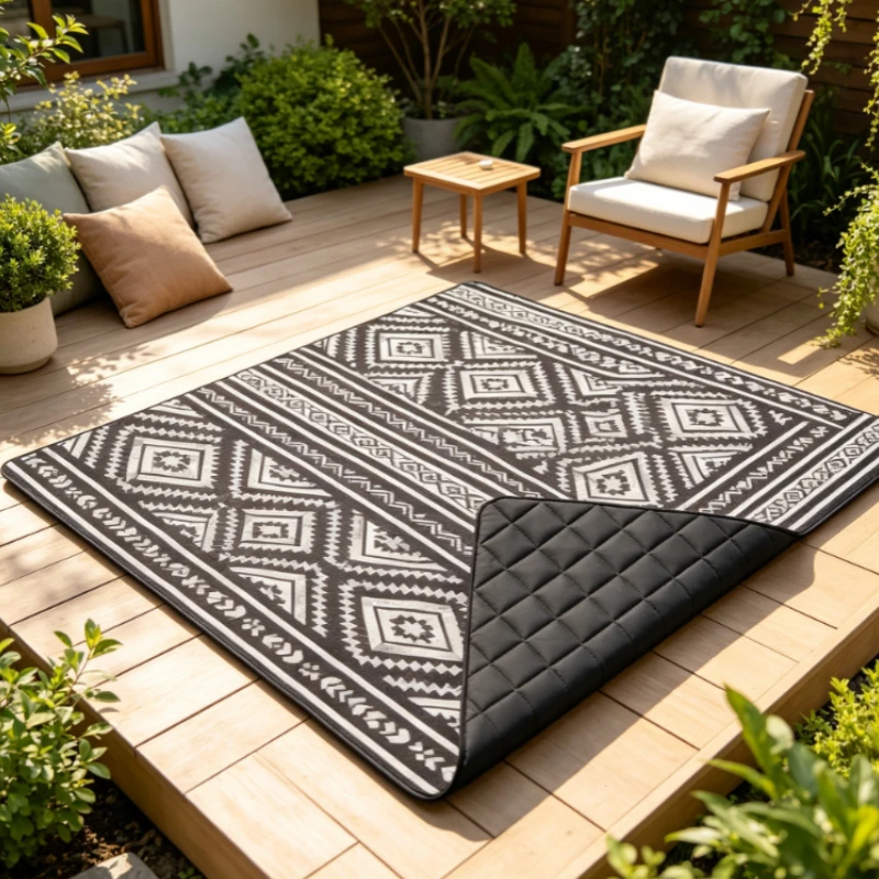 Large Ethnic Style Picnic Mat  - огляд і ціна Outdoor Camping Mats Large