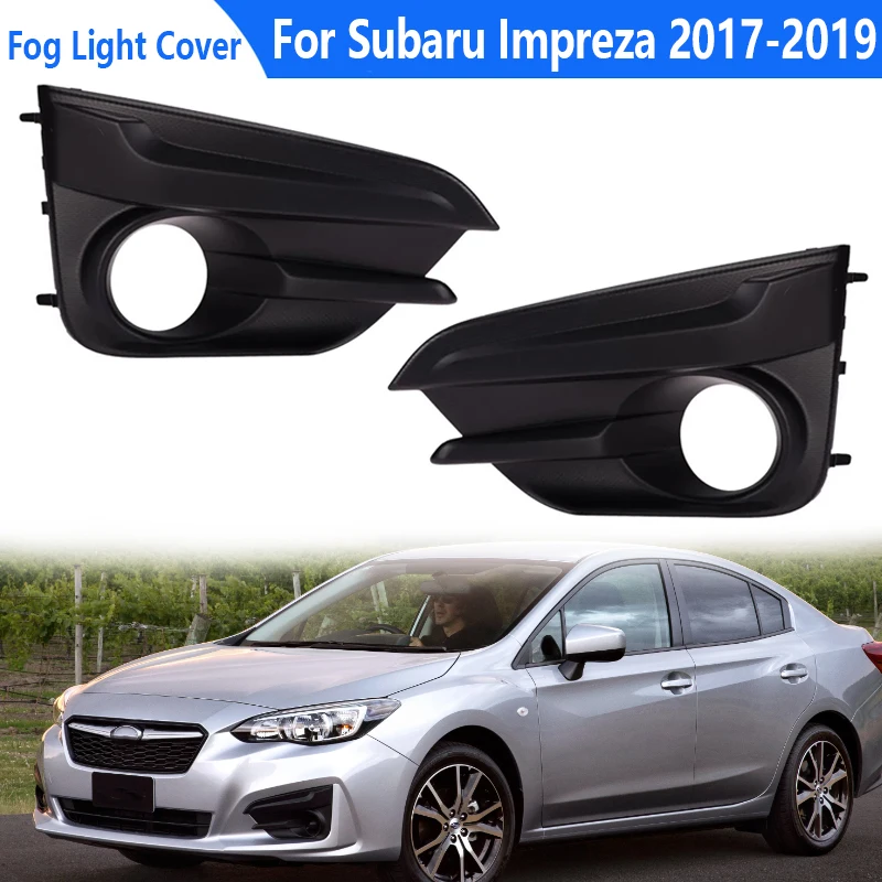

Car Front Fog light Cover Grille For Subaru Impreza 2017 2018 2019 Fog Lamp Trim Headlight Shade Frame Racing Grill 57731FL23A