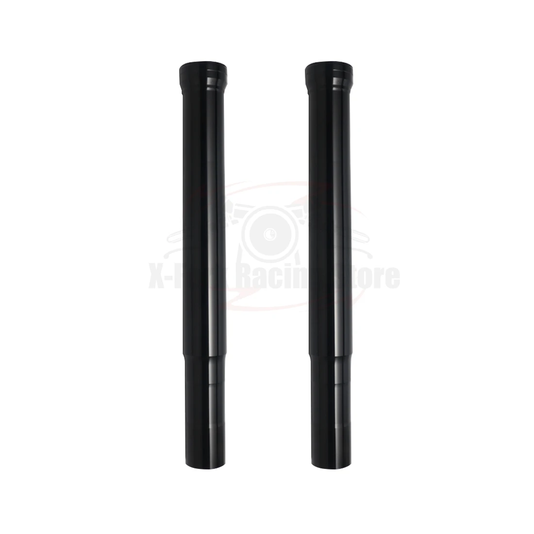 Front Fork Outer Tubes Par, Barras de choque, Suspensão do travão, Suzuki GSX1300 2008, 2009, 2010, 2011, 2012, 483mm, 19,01 polegadas