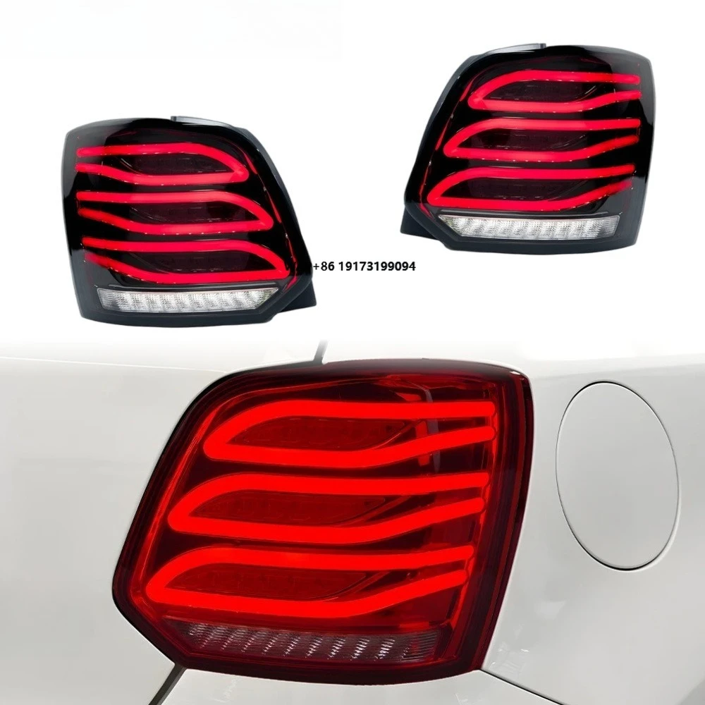 

Polo Taillights 2011-2018 LED Car Taillamps Upgrade Rear Back Design LED Rear Lamps Plug and Play for
