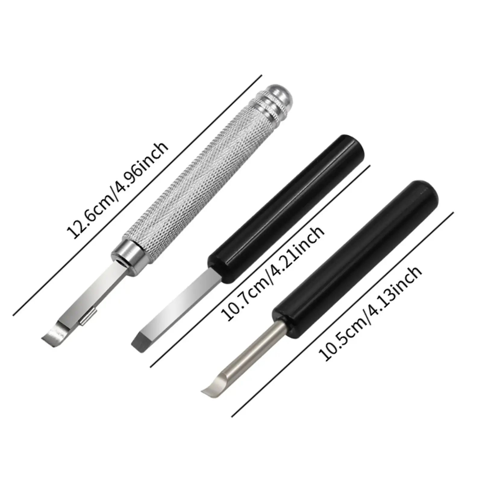 3 Pieces Watch Back Cover Openers Metal Convenient Repair Tools for Jewelers