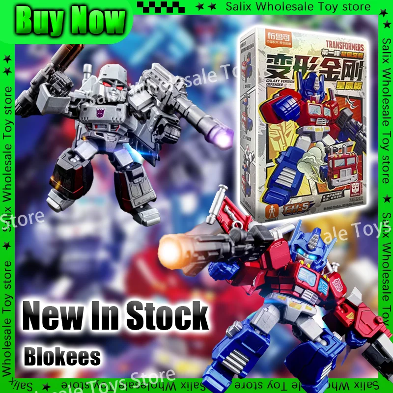 Blokees Block Transformers Defender Version Wave1 Optimus Prime Megatron Ironhide Thundercracker Robot Toys Kids Customized