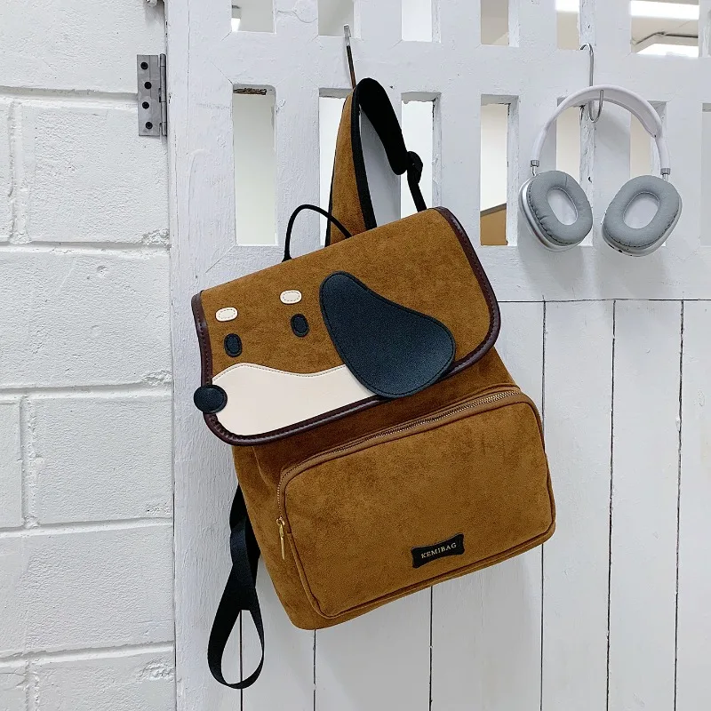 

Рюкзаки с мультяшными щенками, замшевые рюкзаки, ретро-рюкзаки для детей, школьные сумки для мальчиков, дизайнерские сумки, сумки для занятий для девочек, Mochilas Mujer