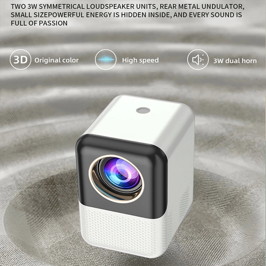 P700 Mini Projector Android 10 Supported 4K Full HD 1080P LED Video Beamer Wifi Home Theater Compatible with HD USB AV