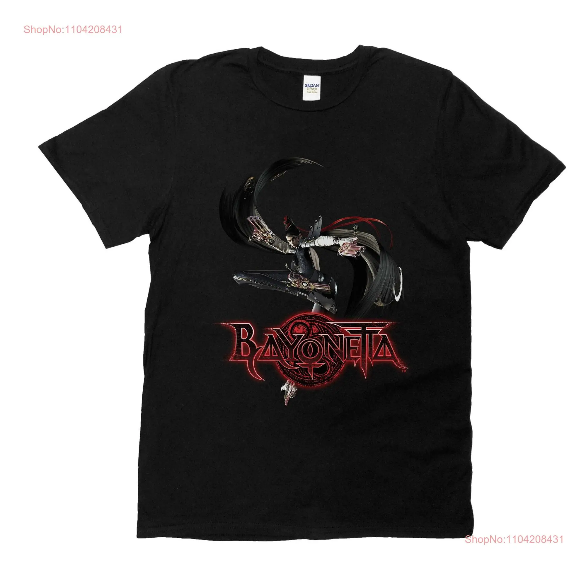 Bayonetta T Shirt Cereza Oversized Video Game For Women And Men long or short sleeves