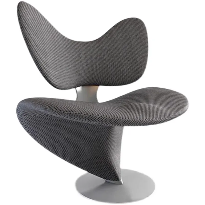 

Y Nordic leisure chair, light luxury creative design, single sofa, reception chair, metal butterfly shaped fishbone chair