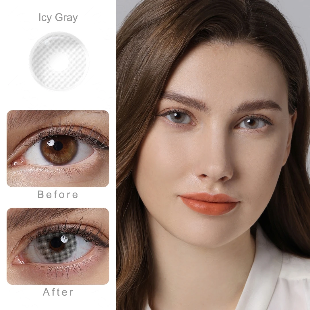 Magister Color Contact Lenses For Eyes Natural Colored Eye Lenses Gray Lenses Beauty Pupils Eye Contacts Cosmetics Color Lenses