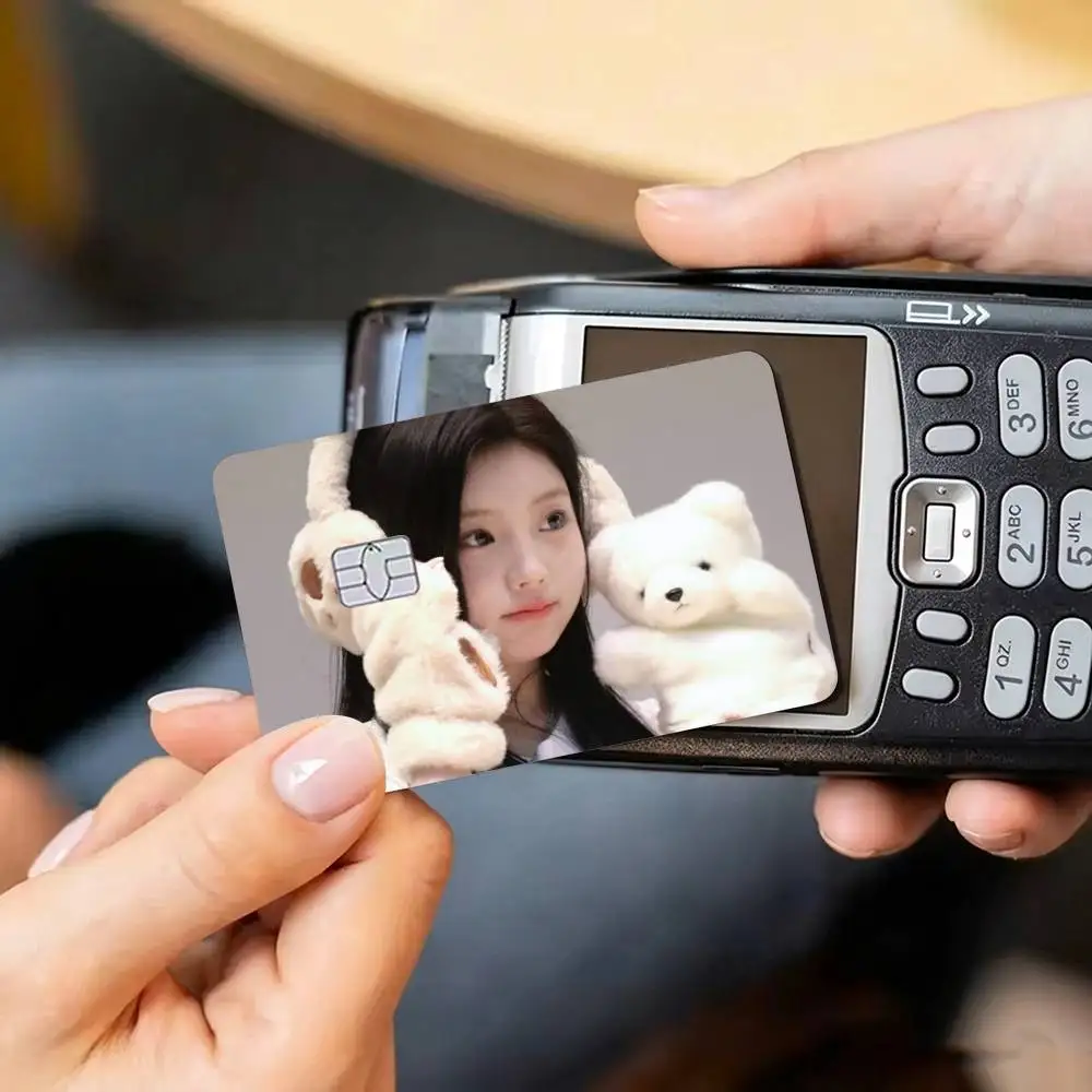 Wonhee Lee Won Hee Credit Card HD Stickers Small Chip Waterproof Sticker Game Card Decal Gift