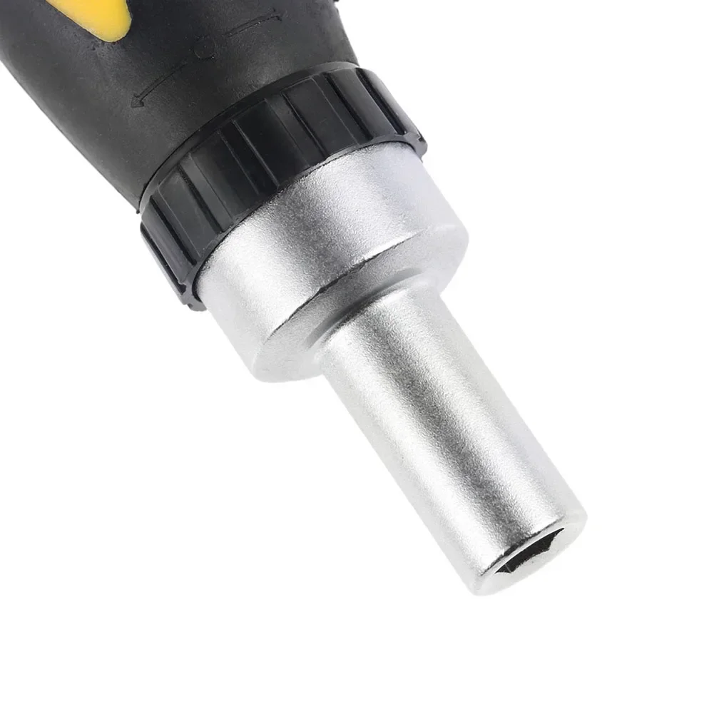 Premium Carbon Steel Key Ratchet Screwdriver Wrench Handle Ratchet Socket Mini Square Handle Screw Driver Tool 6.35mm