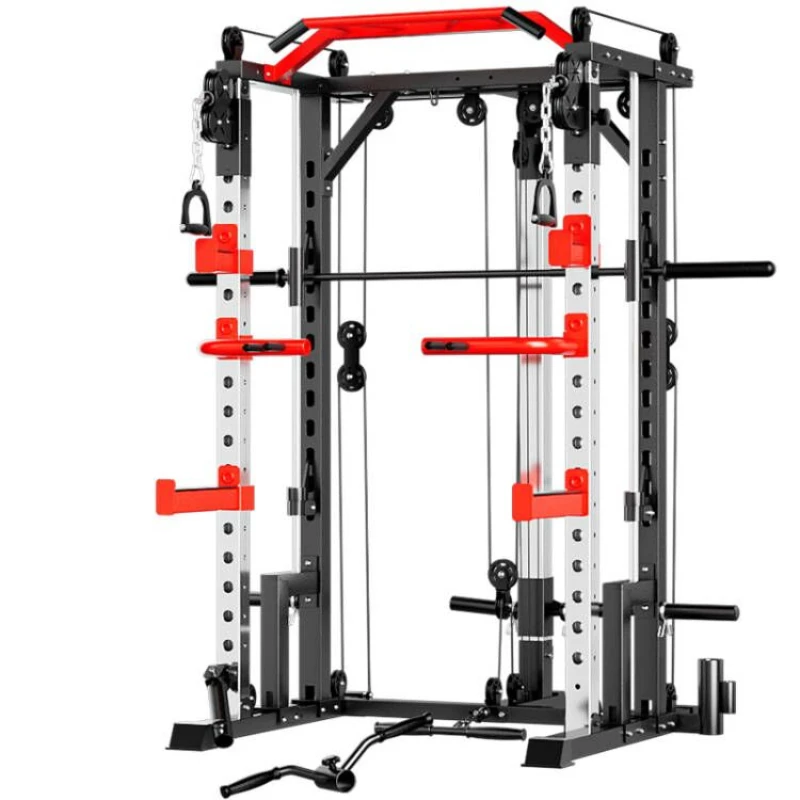 

Household Gantry Comprehensive Trainer Multi-Function Squat Rack Business Set Fitness Equipment