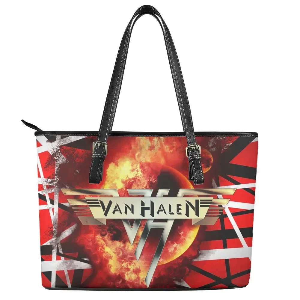 

Сумка Van Evh 5150 Stripes Halen Rock Band, женская/мужская, на плечо, деловая, кожаная, дорожная, подарочная