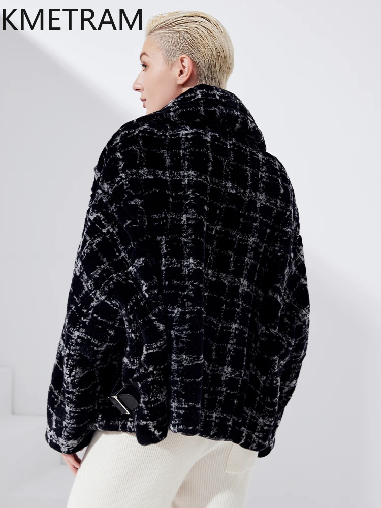 سترة نسائية من فرو المنك الطبيعي لعام 100% معطف قصير من الفرو الحقيقي عالي الجودة معاطف شتوية عصرية ملابس نسائية 2025 schuba vrouwska