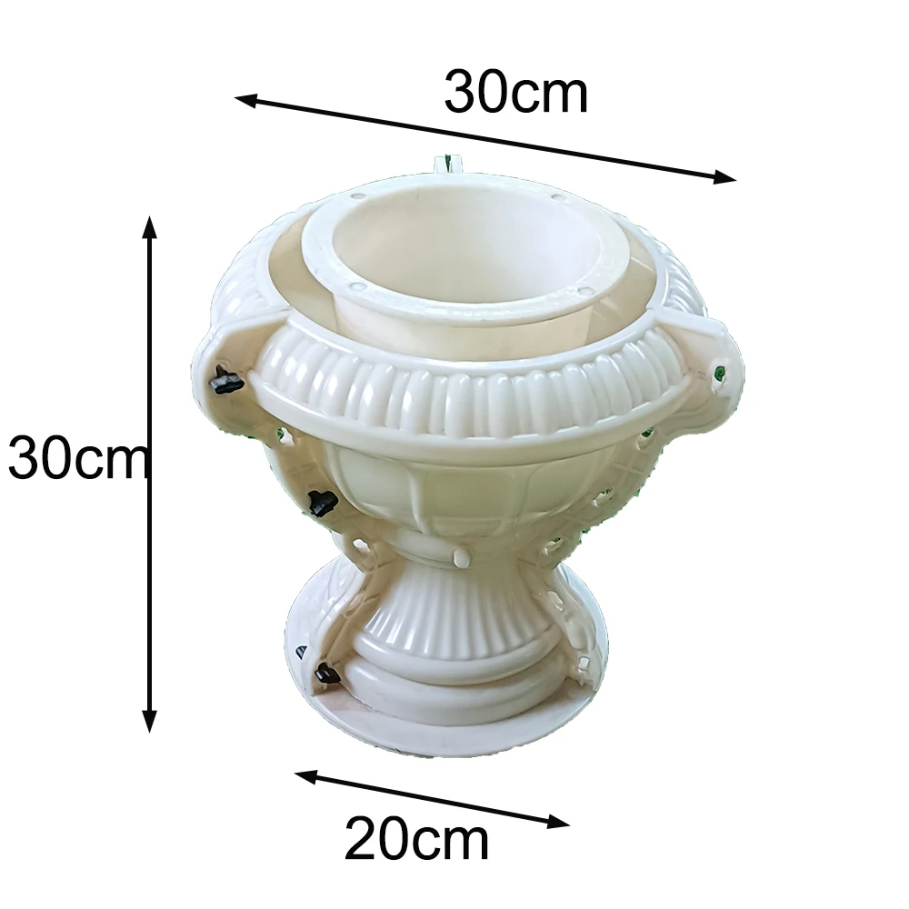 30cm/11.81 small flower pot mold cement flower pot mold ornaments courtyard endorsement garden