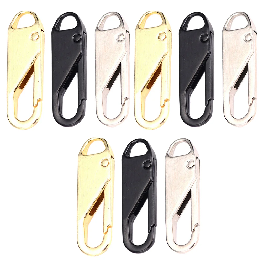 Single Hole Cord Locks Zipper Pull Handles Zippers Tags for Suitcases Wedding Miss Clips Anti Theft