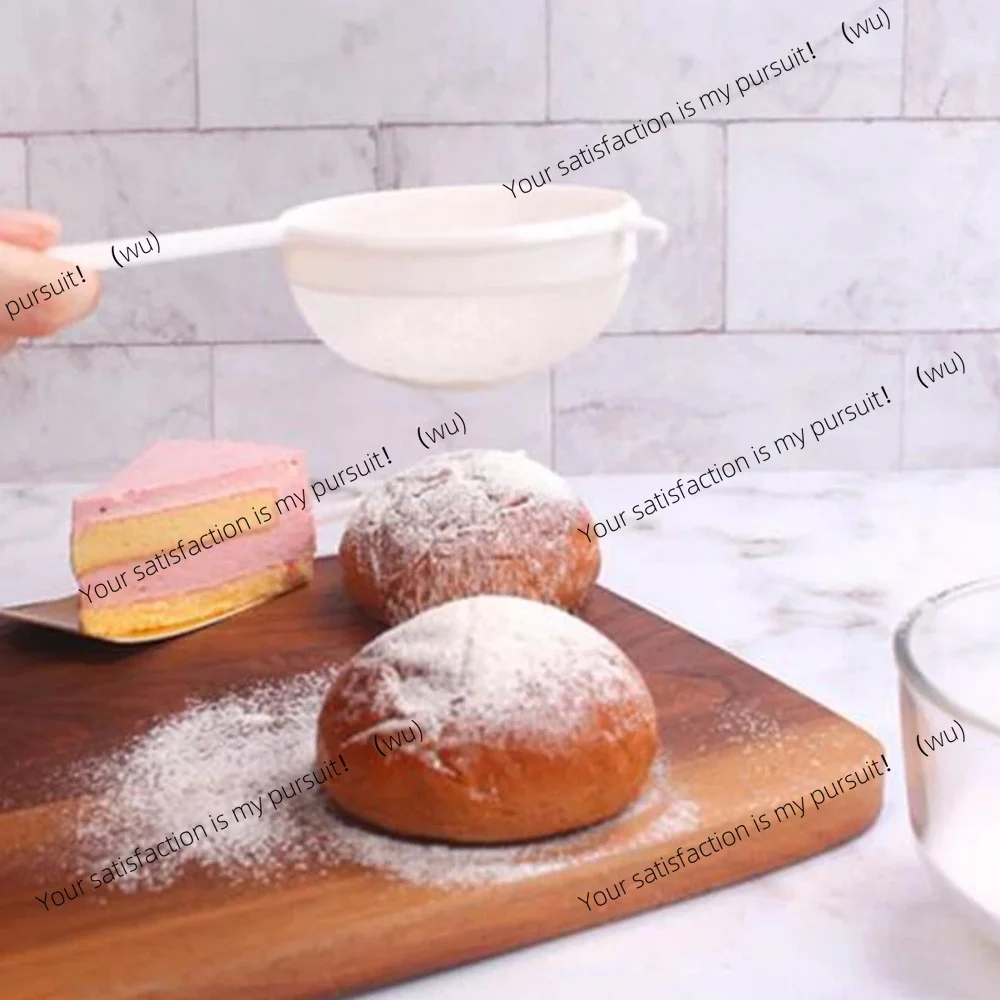 Kitchen Handheld Plastic Sieve Tea Maker Flour Sieve Filter Reusable Handheld Kitchen Accessories