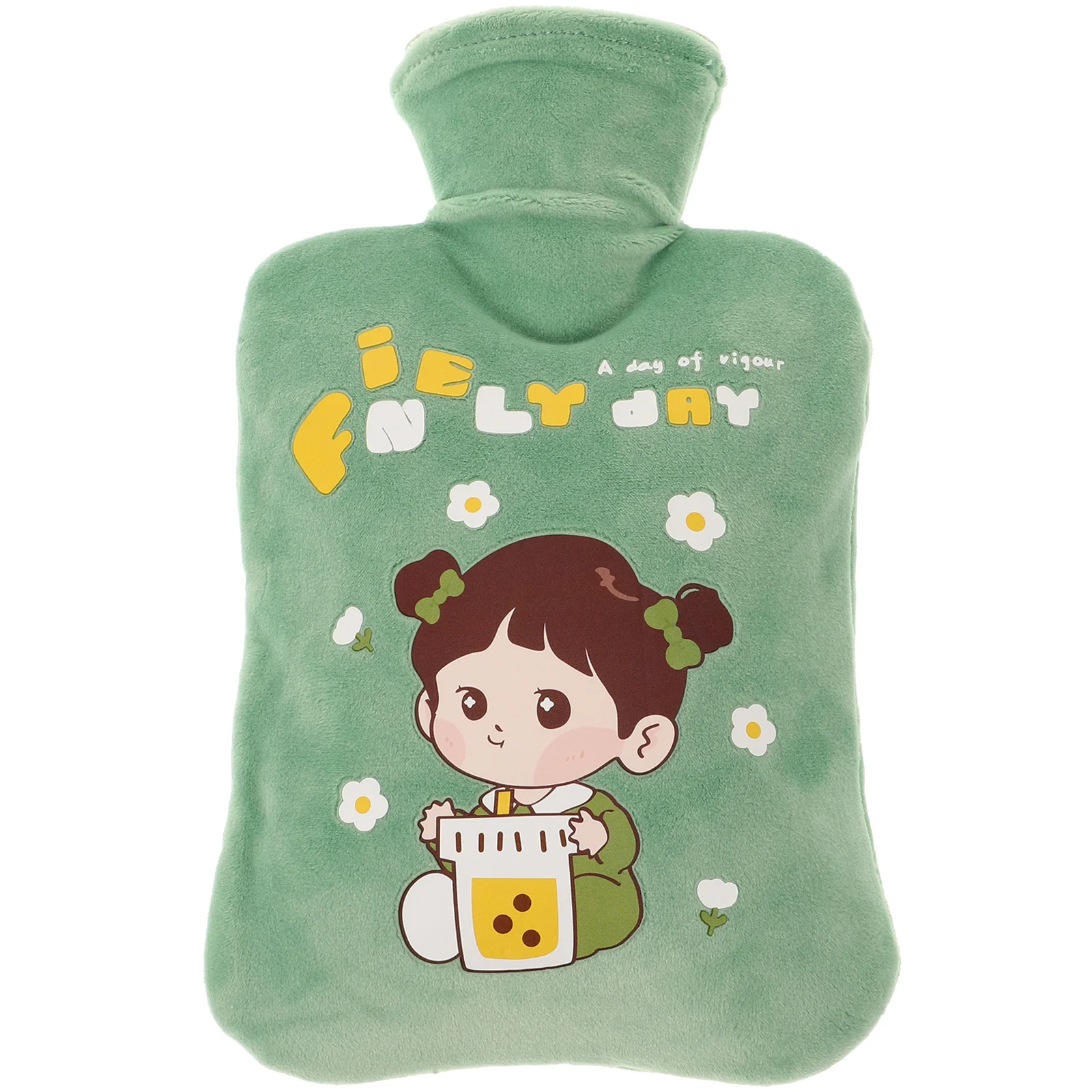 

Lovely Hand Warmer Cute Hot Water Bag Reusable Durable Portable Warm Pouch Winter Heat Therapy Pain Relief Simple Design Safe