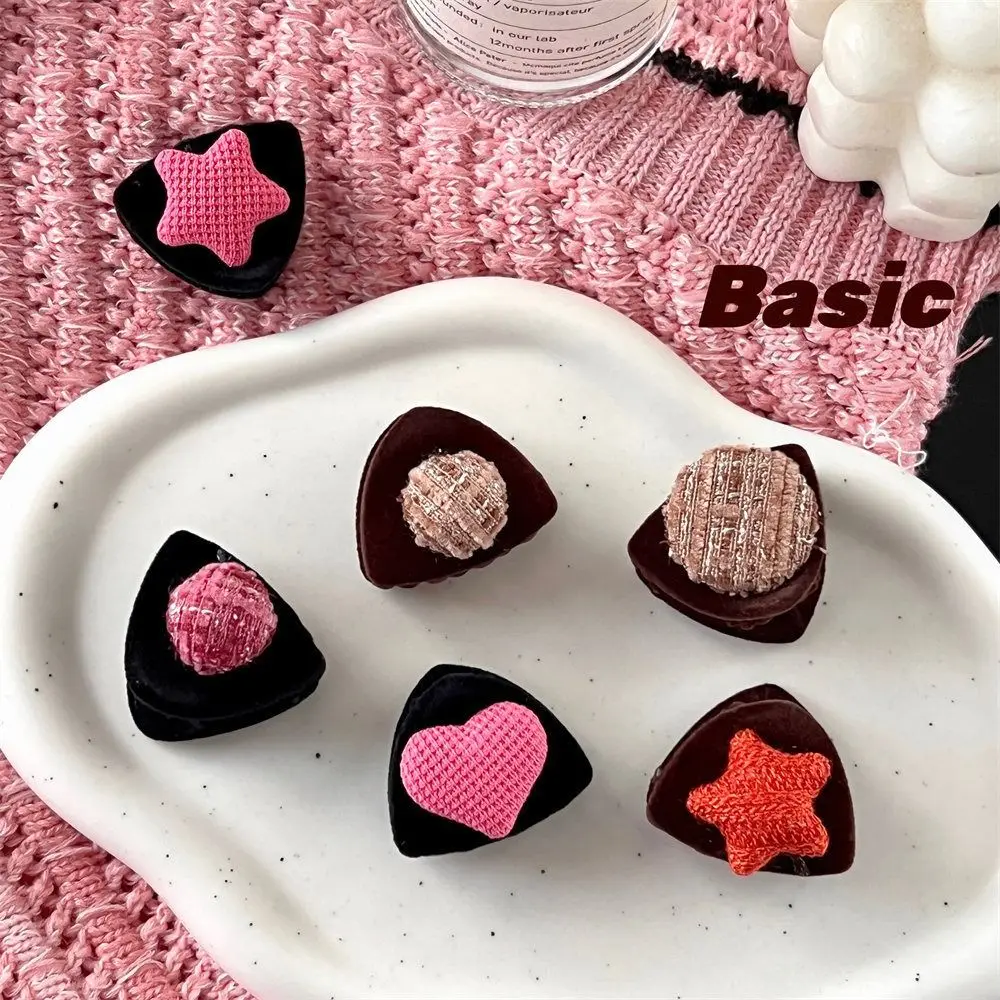 Creative Heart Cat Ear Hairpin Star Cartoon Children's Hair Clip Animals Small Hair Claw Velvet Hair Clip Travel