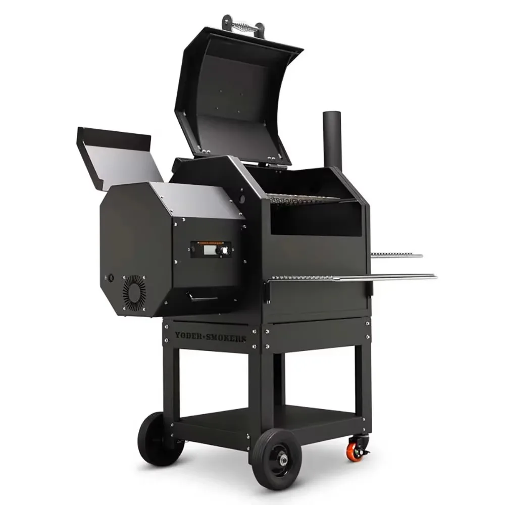 EE1 OEM Large Wood Pellet Grill Smoker Pellet Stove with PID Controller Wifi Room