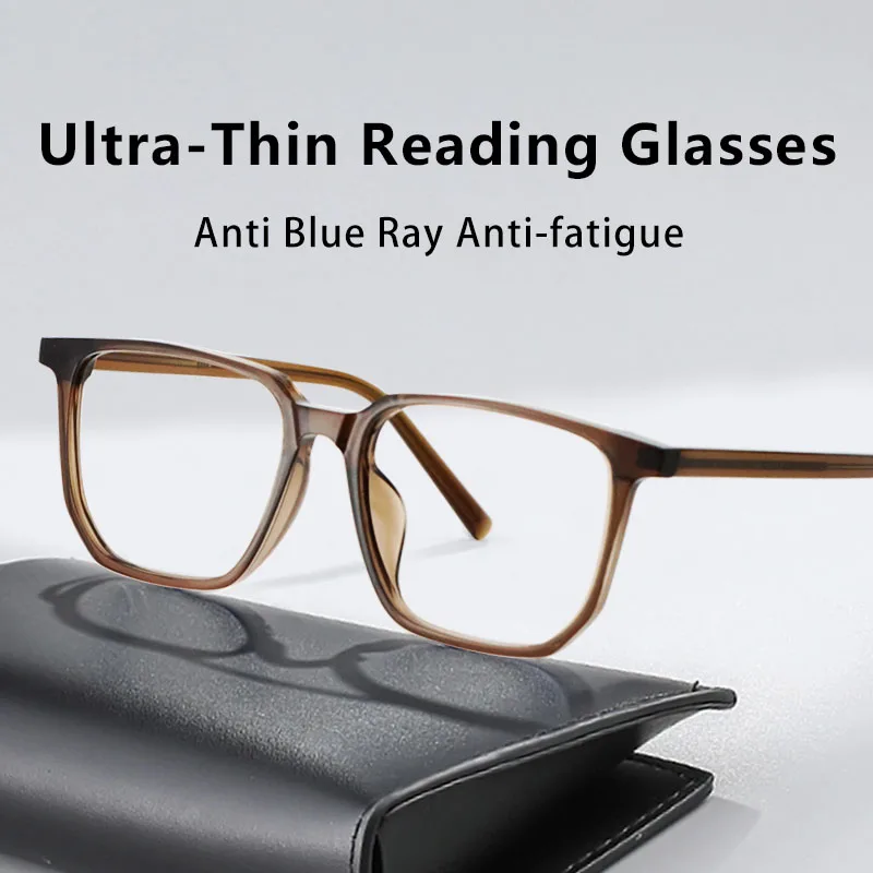 

Blue Light Blocking Reading Glasses Ultra-Thin Hard Resin Lens for Men Diopters:+1+1.25+1.5+1.75+2+2.25+2.5+2.75+3+3.5+4.0