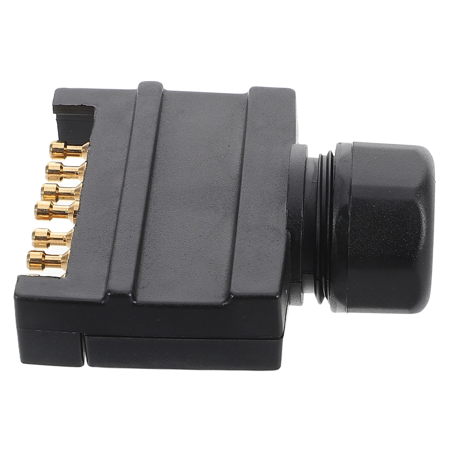 

7 Pin Trailer Socket for RV Yacht Nylon Copper Wiring Plug Adapter Universal Travel Compact Electrical