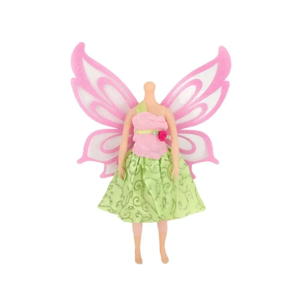 Fashion Doll Shiny Clothes Fairy Dresses For 1/6 BJD&30cm Doll Gauze Skirt  Wing Skirt For Doll Accessories Toys