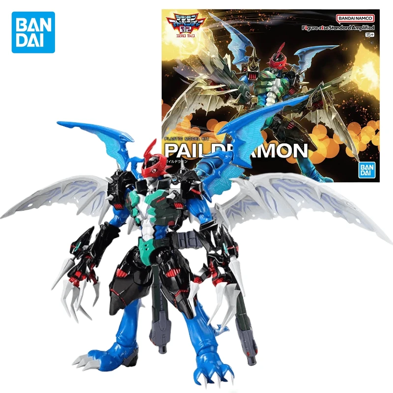 Bandai-Digimon Adventure PAILDRAMON Digimon FRS Assembly Figura de ação Anime, brinquedos modelo original, presentes colecionáveis, em estoque