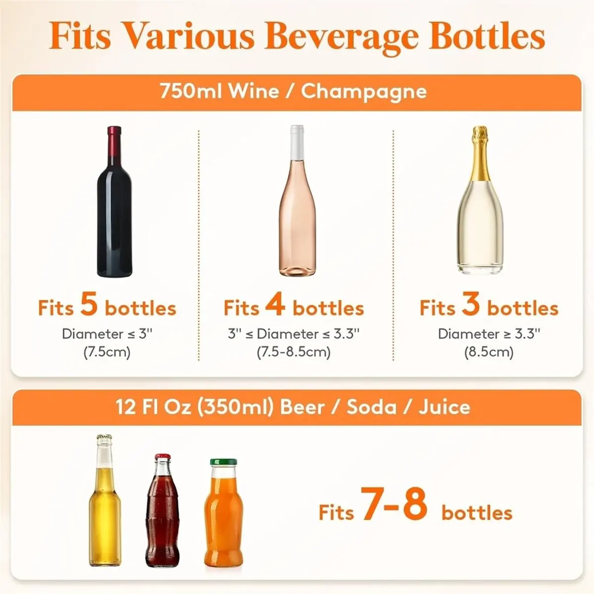 Multi-use Gear 6.5L Ice Bucket for Parties, Portable Drink Bucket for Cocktail Bar, Plastic Champagne Cooler for Beverage/Wine/B
