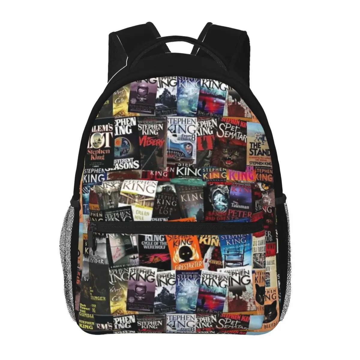 Stephen King-Couvertures de livres, sac à dos étanche de grande capacité, sac pour ordinateur portable, Horror Bookworm, ChimGirls Boys, 16 pouces, nouvelle mode