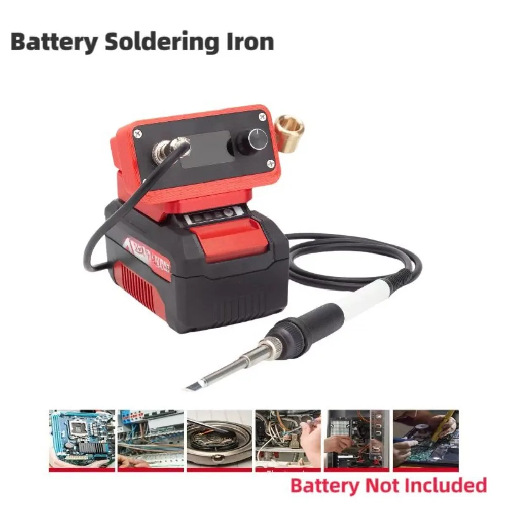 

T12 For Ozito For Einhell power X Change Battery Portable Soldering Iron 18v Solder Station Cordless Soldering 18V