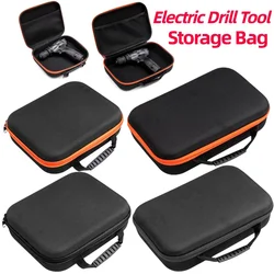 Portable Electric Drill Tool Storage Bag Waterproof Oxford Cloth Electrician Hardware Organizer Pouch Multipurpose Carrying Case