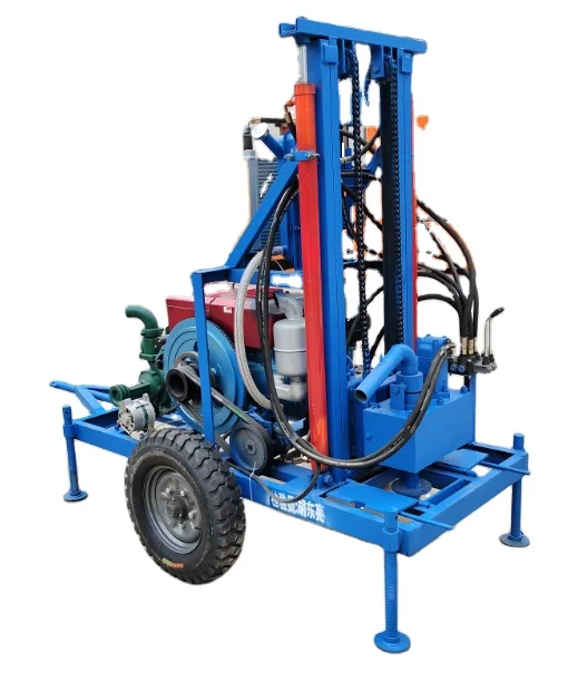 Drilling Rig Sales Water Well Rig 150 Meters Vehicle Water Well