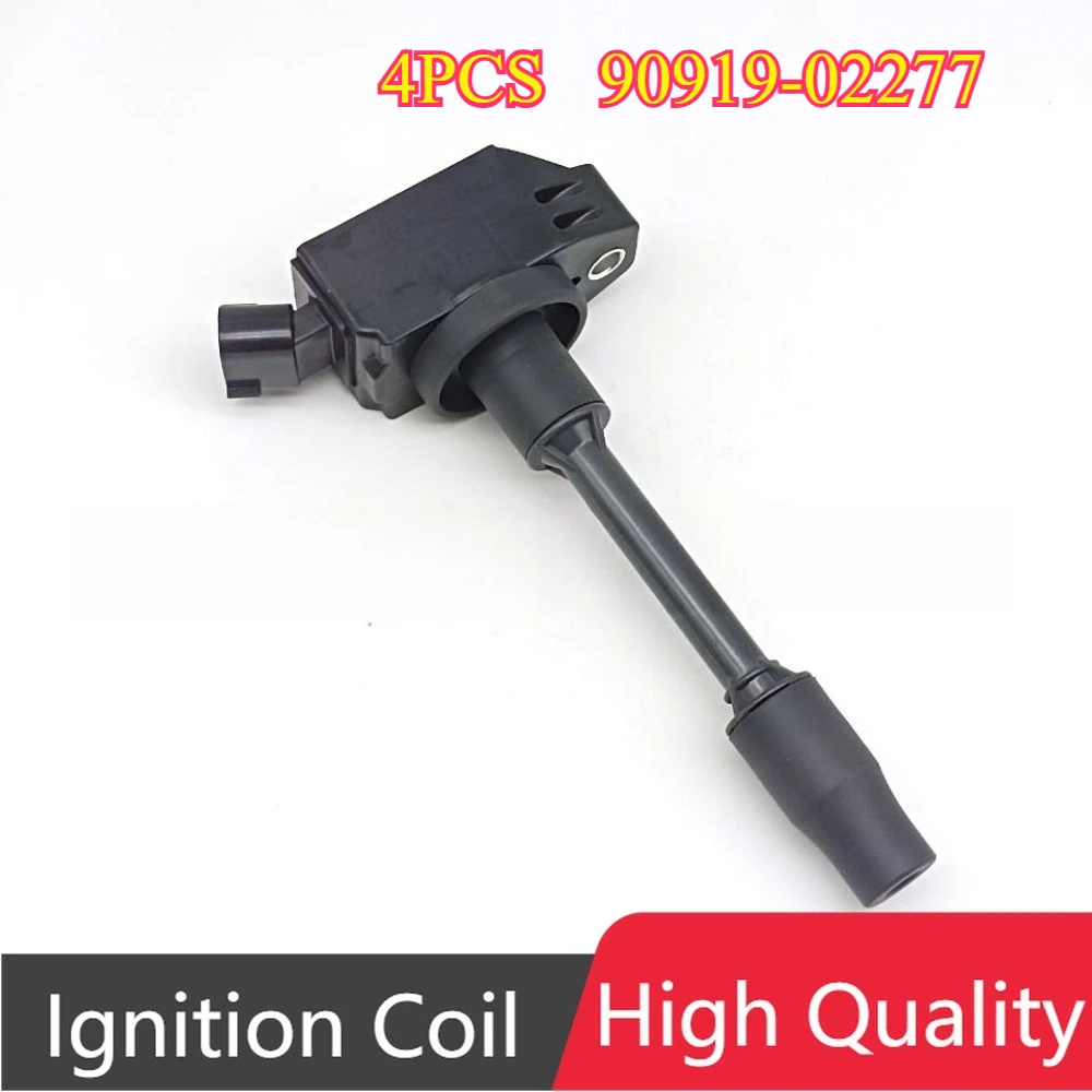 

4Pcs 90919-02277 9091902277 UF849 UF-849 Ignition Coils For Toyota Avalon Camry Highlander RAV4 Sienna Lexus ES300h 2.5L
