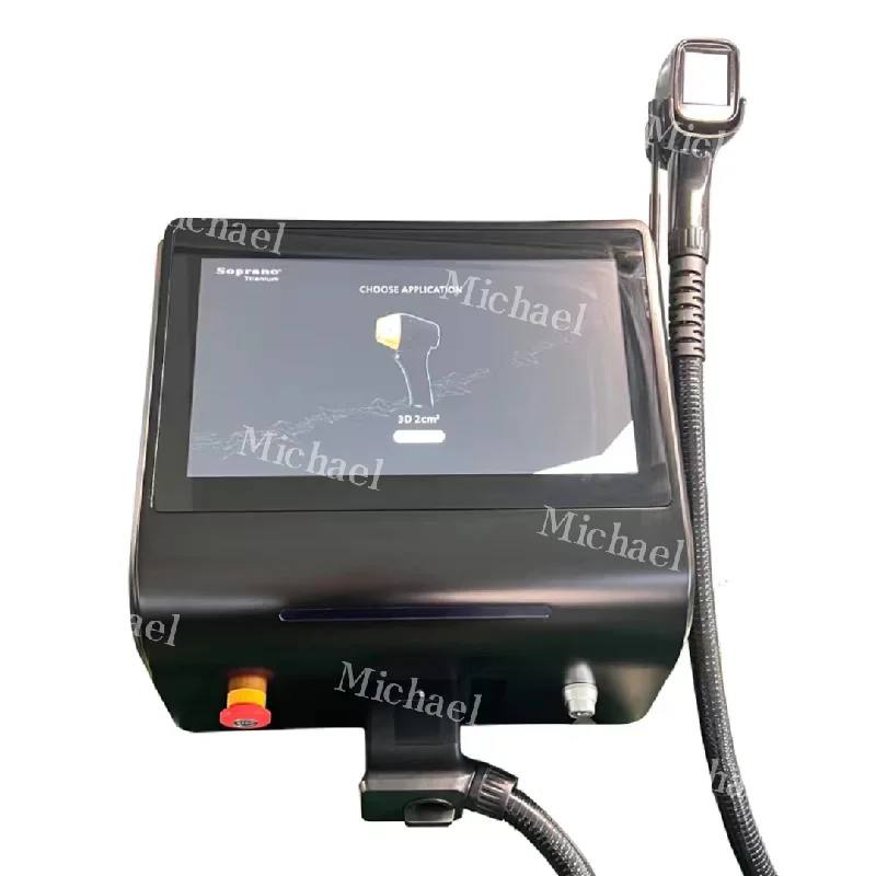 

Soprano Diode Laser Hair Removal Machine Titanium Professional 4000w 4Waves Approved Permanent Pain 2025 Portable Epilator